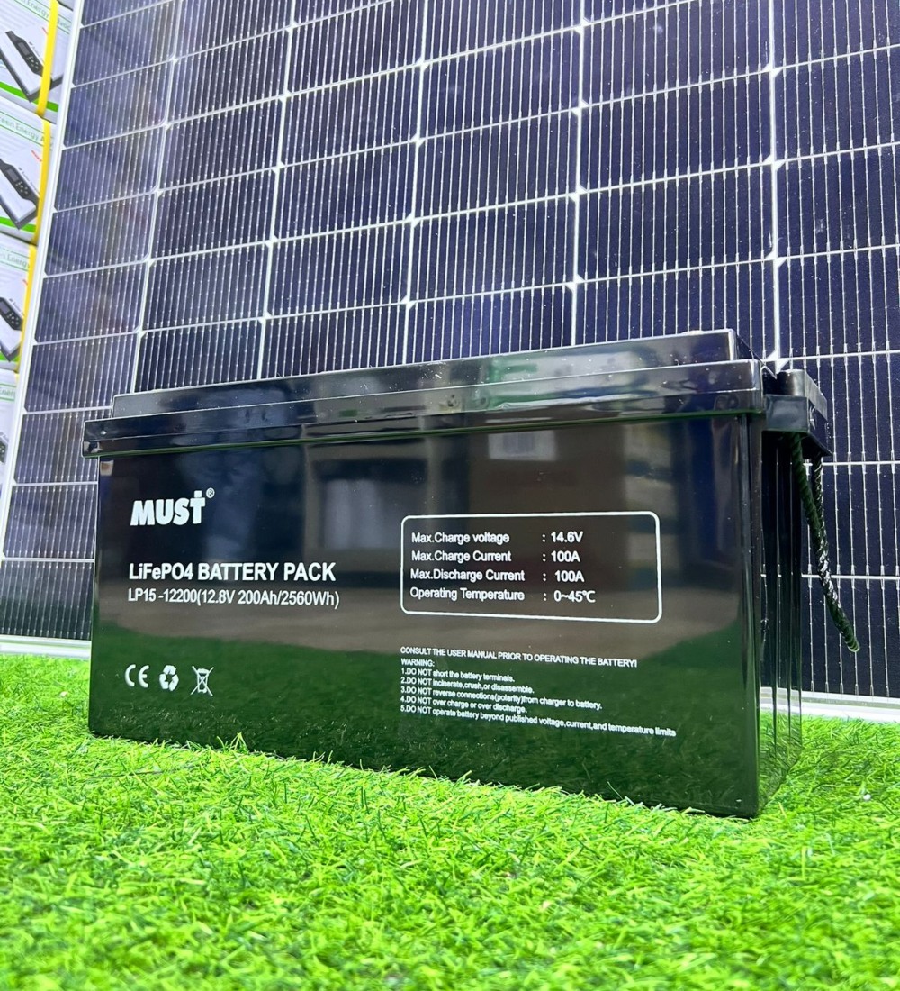 BATERÍA DE LITIO MUST 2.5KW 25.6V